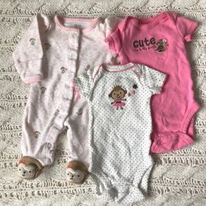 Carter’s Newborn Adorable Monkey Bundle
